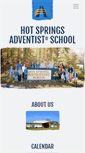 Mobile Screenshot of hotspringsadventistschool.com