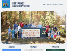Tablet Screenshot of hotspringsadventistschool.com